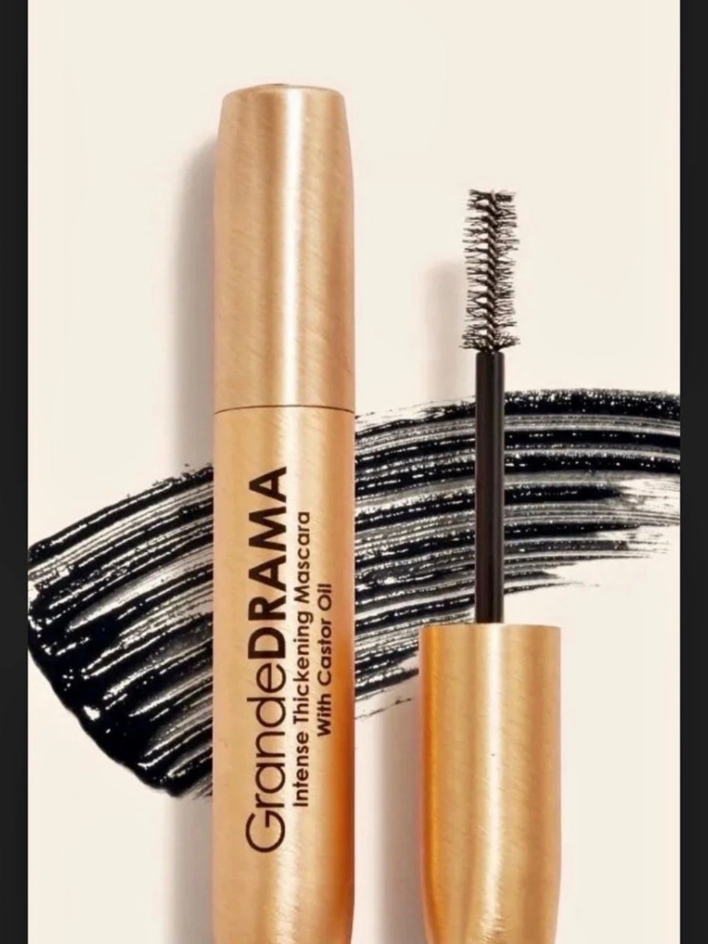Grande Cosmetics GrandeDRAMA Intense Thickening Mascara with Castor Oil